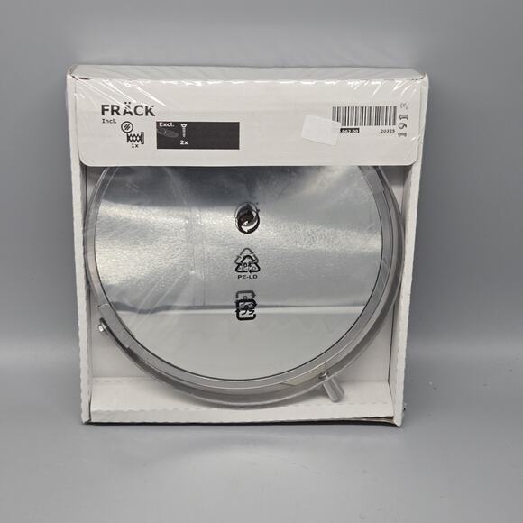 IKEA FRACK Accordion Mirror Wall Mount Magnifying Mirror for Shaving Makeup NEW - Picture 1 of 3